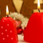 Валентинка своими руками -свеча сердце